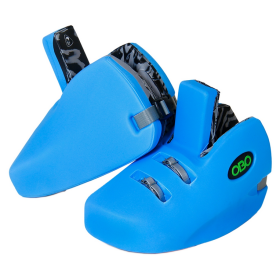 Pies Portero Hockey OBO ROBO Plus Turquesa