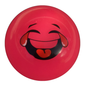 Bola Blanda de Emoji Rosa para niños