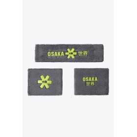 Cinta Pelo y Muñequera Osaka Set Gris Lima