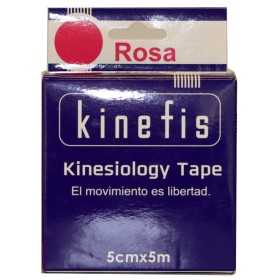 Rollo Vendaje Neuromuscular Rosa 5cmx5m
