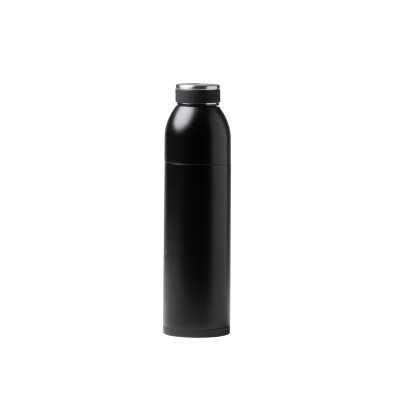 Botella Roly Bolt 2 en 1 con vaso Acero Inox 650/500ml Negra