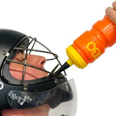 Botella Agua Portero Hockey Naranja Amarilla OBO