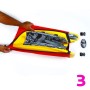 Funda Guardas Hockey Sala Portero OBO Rosas