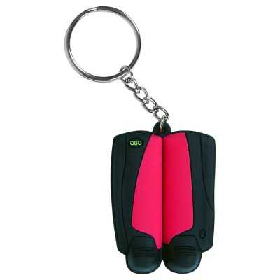 Llavero Guardas Portero OBO Negro-Rosa