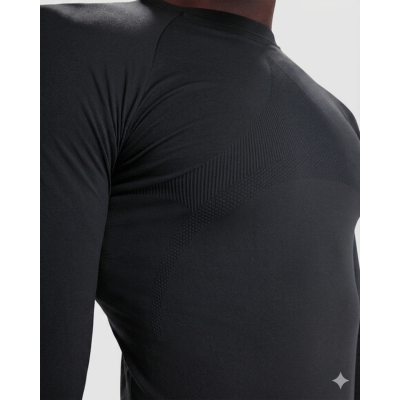 Roly Prime Camiseta Térmica Negra