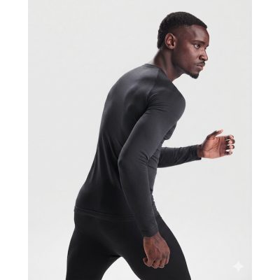 Roly Prime Camiseta Térmica Negra