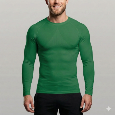 Camiseta térmica Sahara II Luanvi Verde