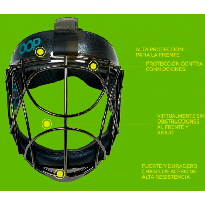 Máscara Hockey Penalti Corner OOP faceOff Steel