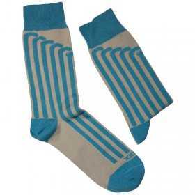 Calcetines con motivos de Hockey Yeock Vertical Azul Calcetines con motivos de Hockey Yeock Vertical