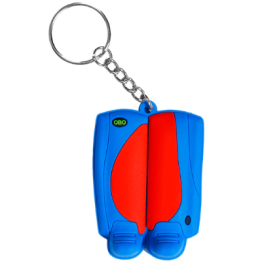 Llavero Guardas Portero OBO Azul-Rojo