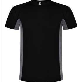 Camiseta Roly Shanghai Negro Gris Plomo Camiseta Roly Shanghai Negro Gris Plomo