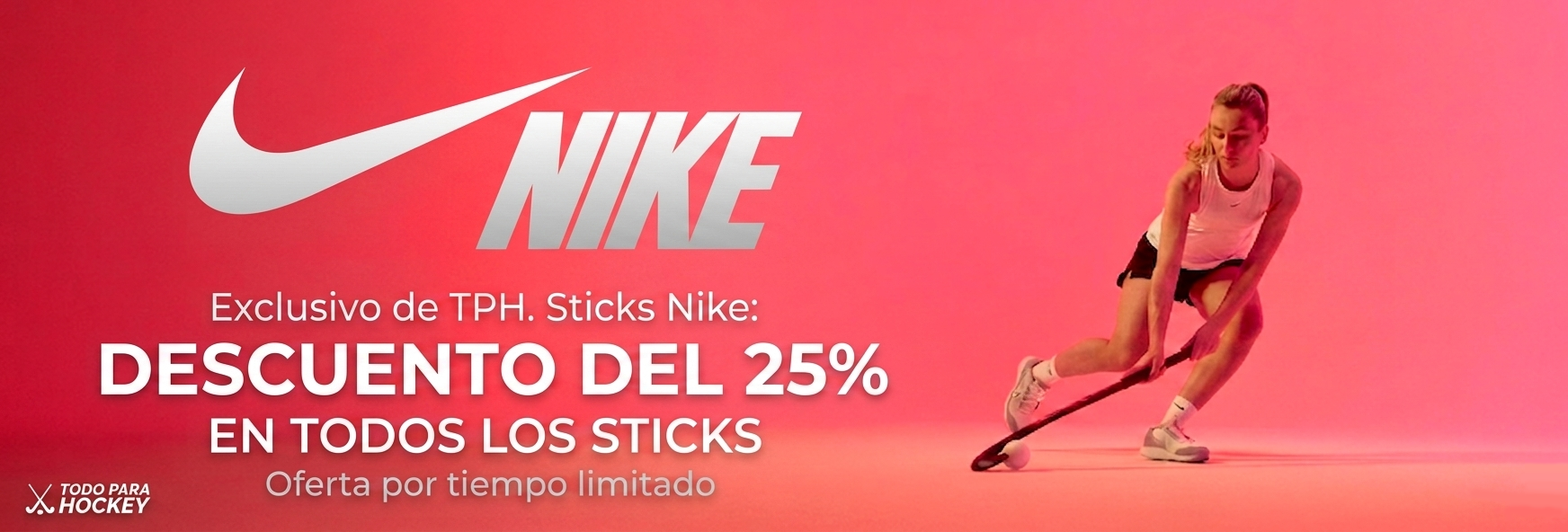 Nike Sticks y Bolsas de Hockey con Logo