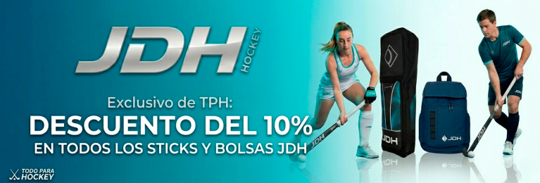 JDH Hockey, Sticks y Bolsas con descuento del 10%